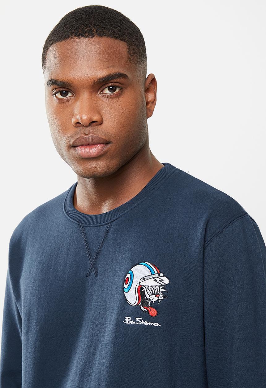 Ben Sherman - Cat crew top - navy