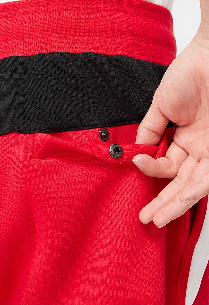 Nike - Nsw nike air fleece joggr - university red/black/white