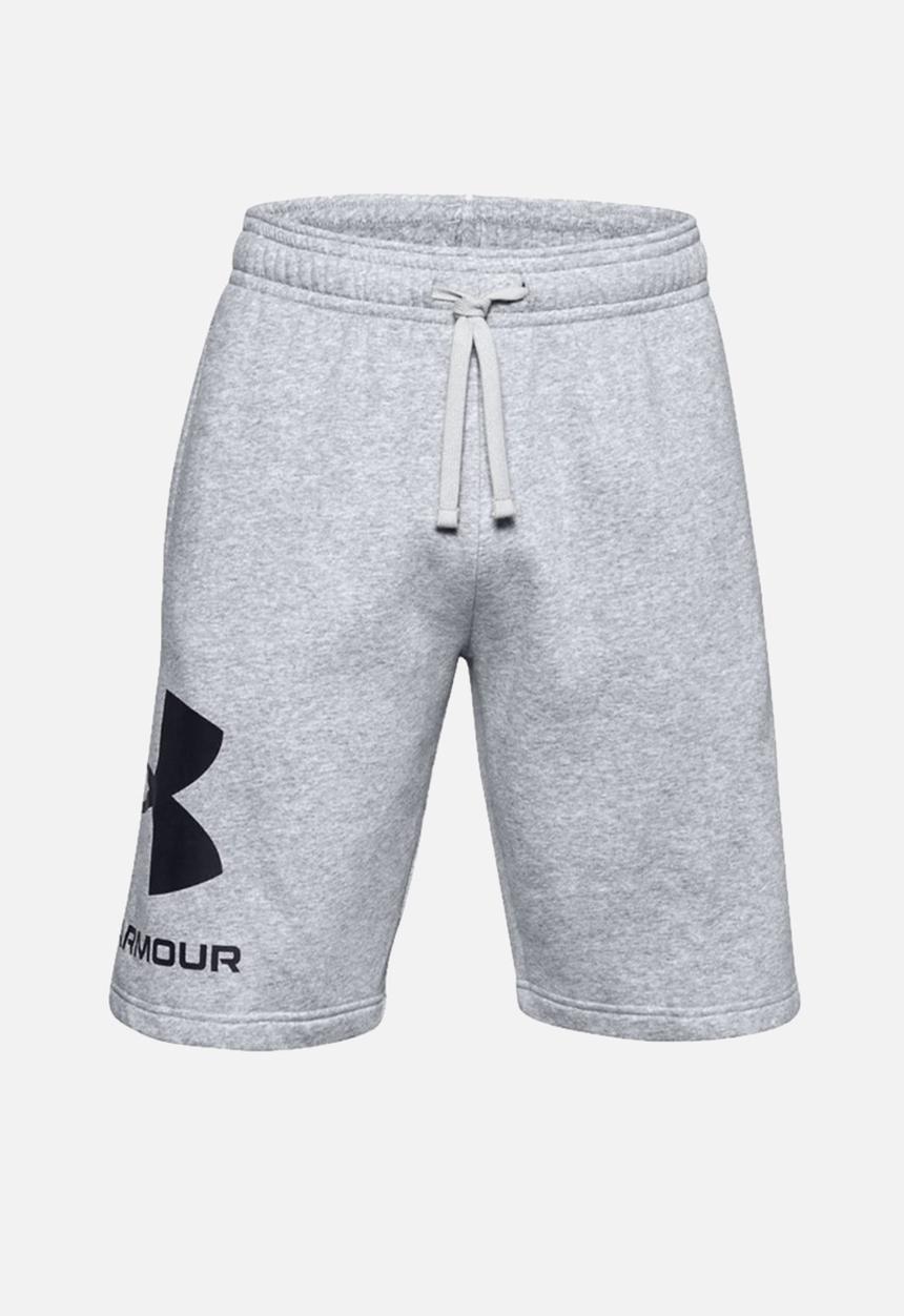 Under Armour - Ua rival flc big logo shorts -  mod gray light heather / black