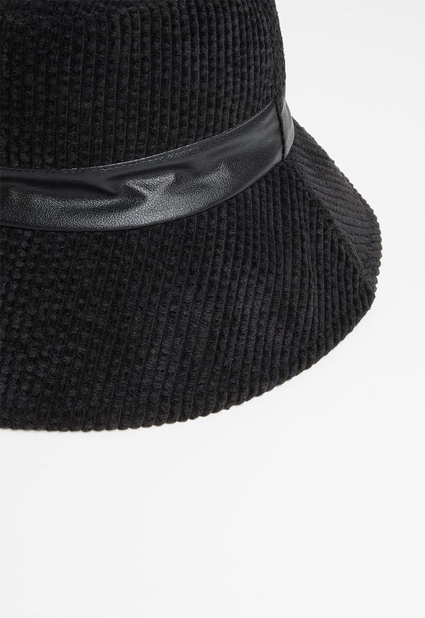 Superbalist - Corduroy bucket hat - black