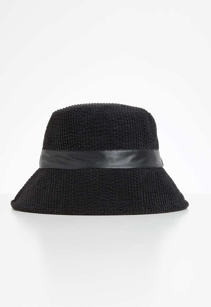 Superbalist - Corduroy bucket hat - black