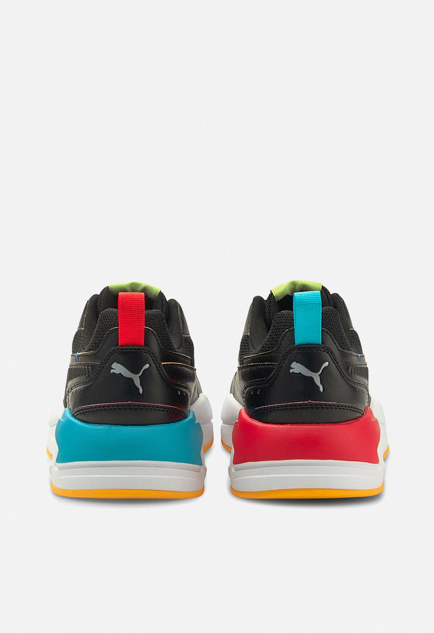 PUMA - X-ray² square rainbow - puma black-puma black-scuba blue-poppy red