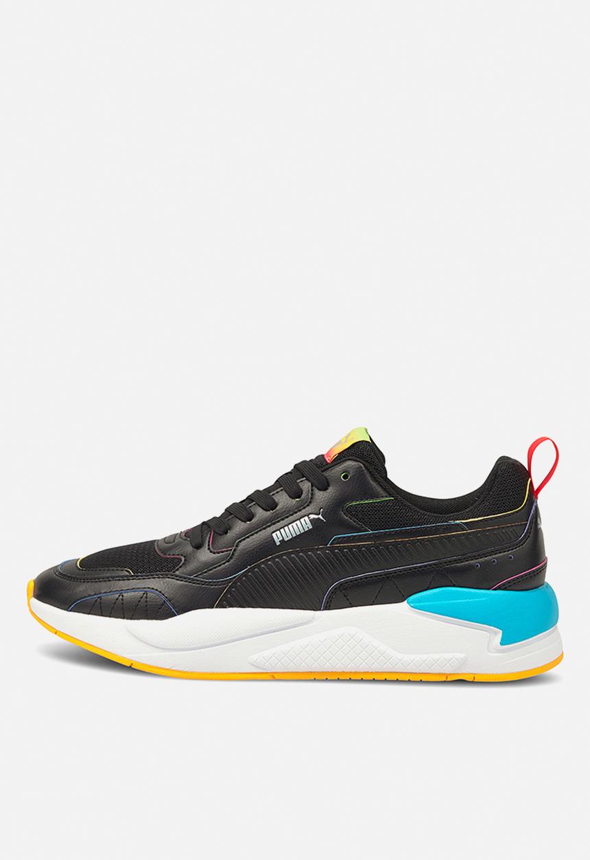 PUMA - X-ray² square rainbow - puma black-puma black-scuba blue-poppy red