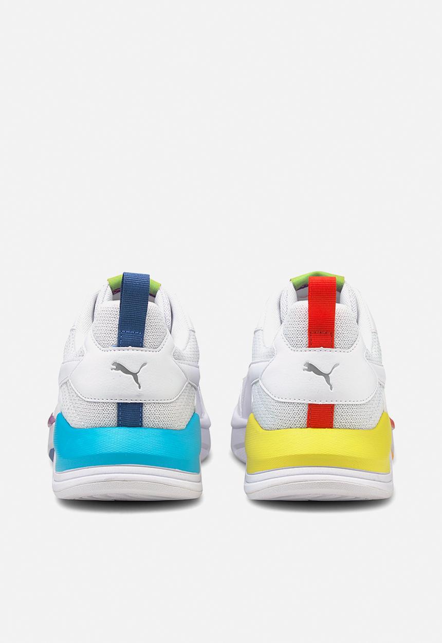 PUMA - X-ray lite rainbow - puma white-puma white-celandine-scuba blue