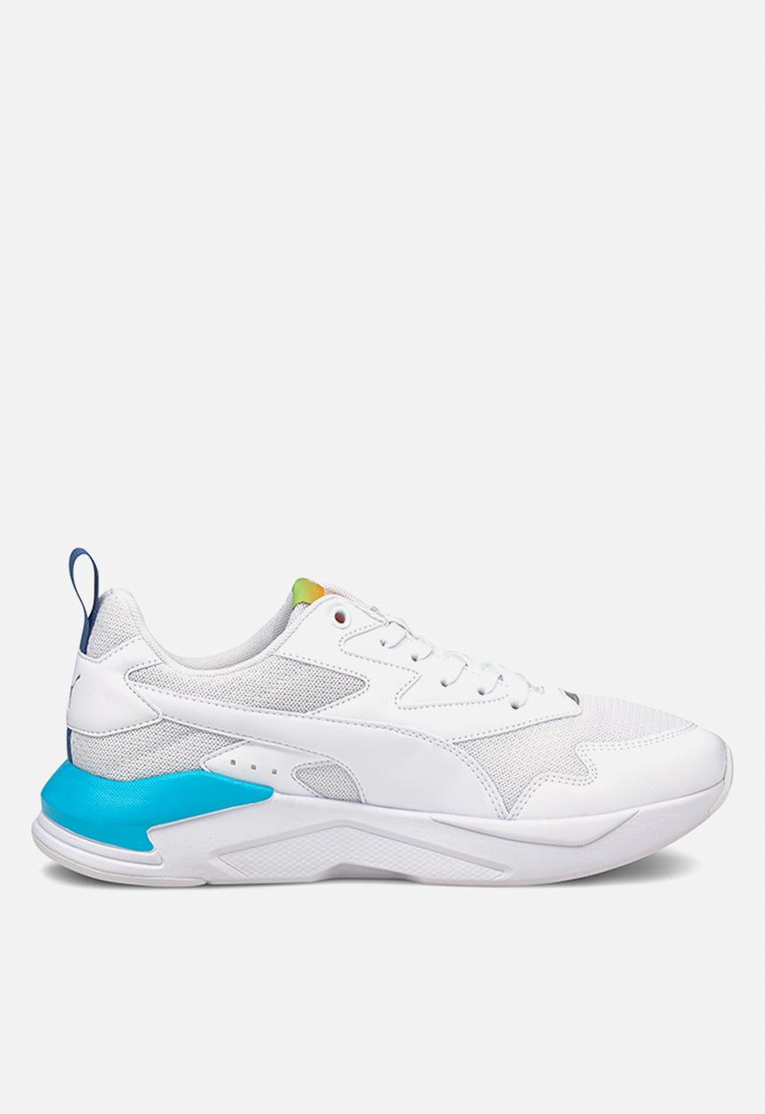 PUMA - X-ray lite rainbow - puma white-puma white-celandine-scuba blue