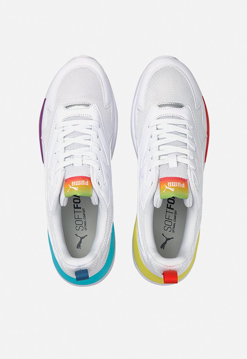 PUMA - X-ray lite rainbow - puma white-puma white-celandine-scuba blue