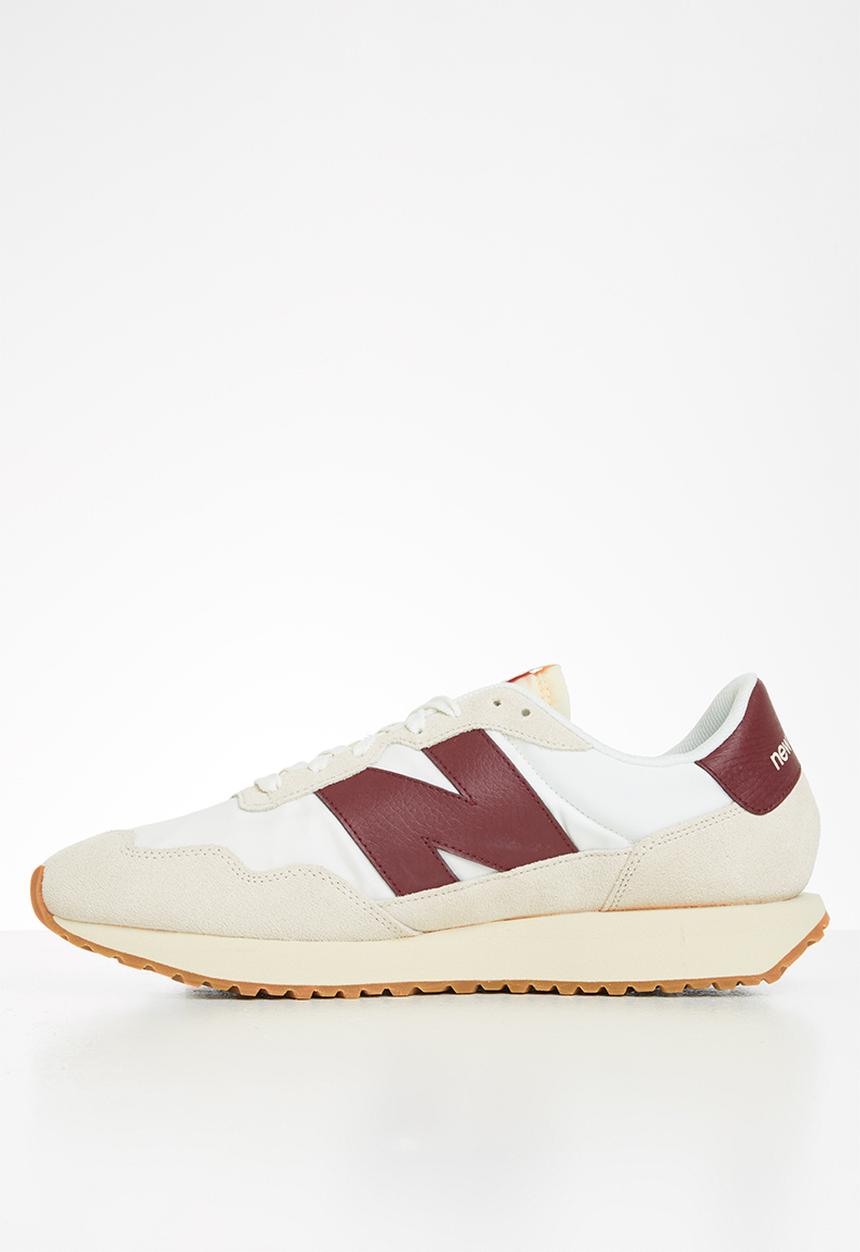 New Balance  - 237 - white & burgundy