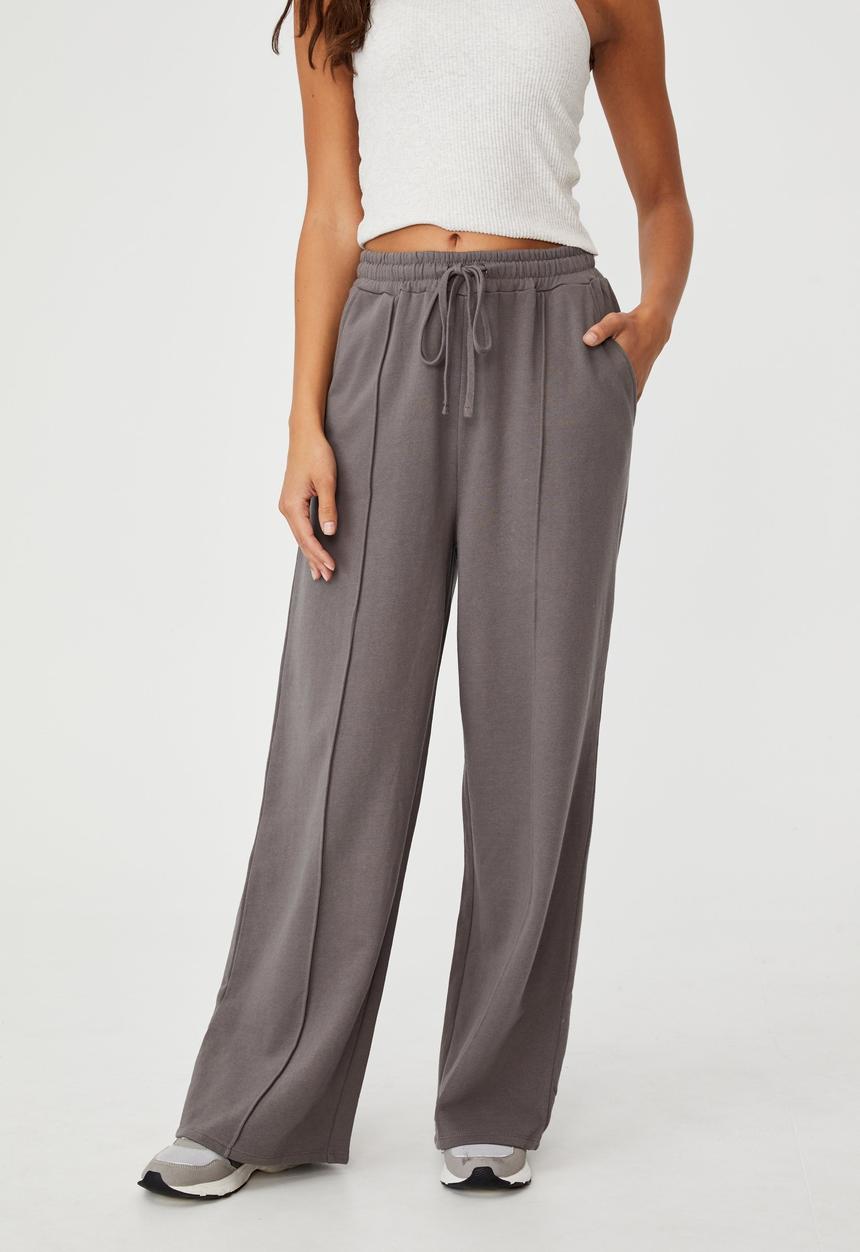 Cotton On - Kora wide leg track pants - ash grey
