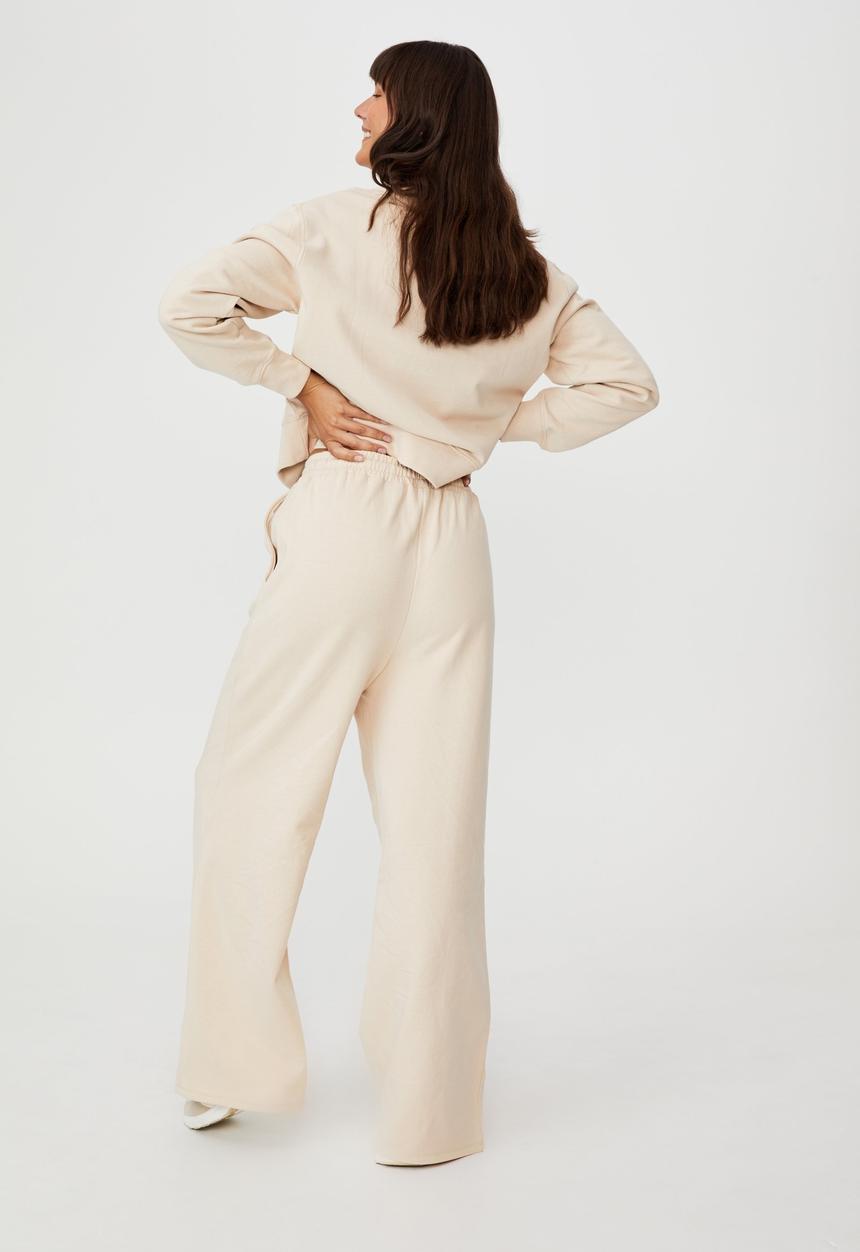 Cotton On - Kora wide leg track pants - stone