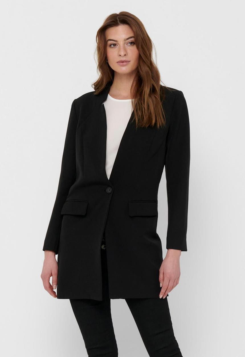 ONLY - Telina-astrid life long sleeve coatigan - black