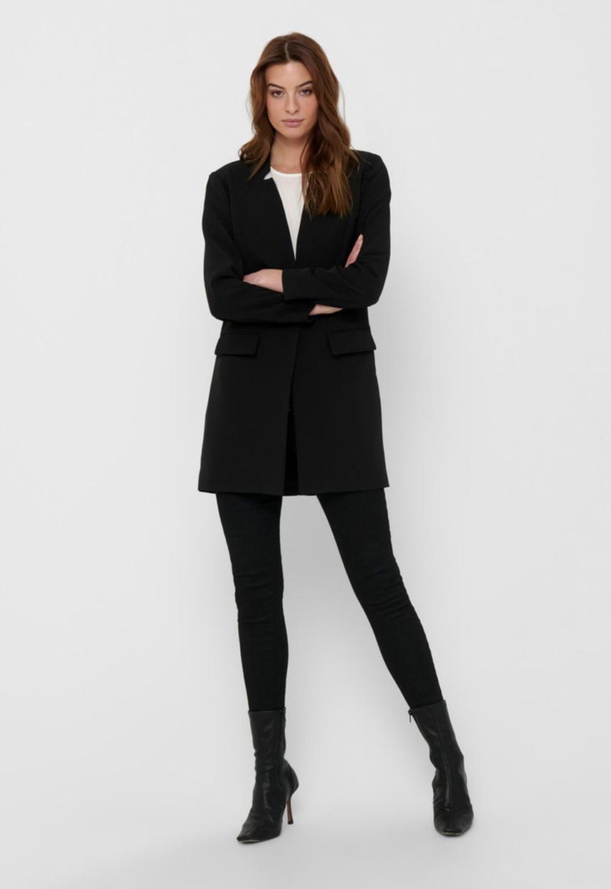ONLY - Telina-astrid life long sleeve coatigan - black