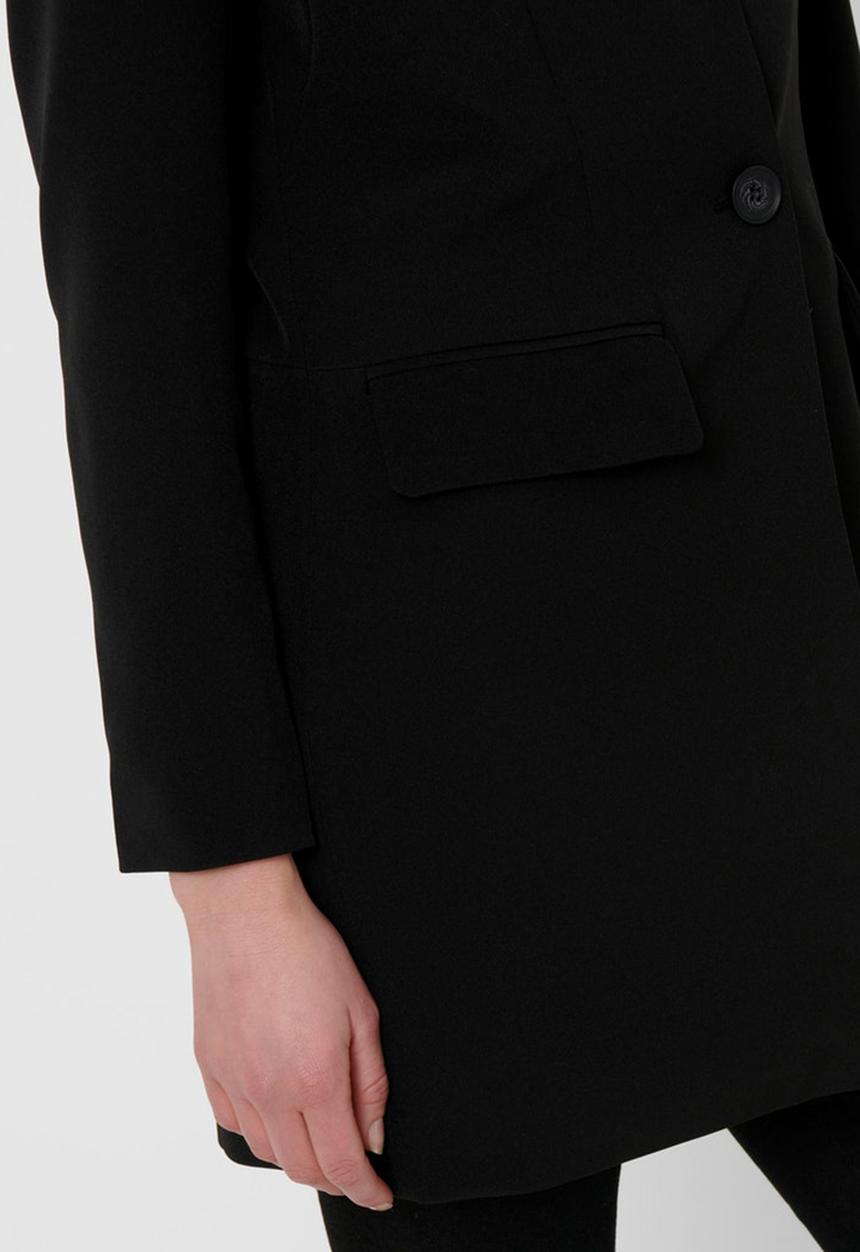 ONLY - Telina-astrid life long sleeve coatigan - black
