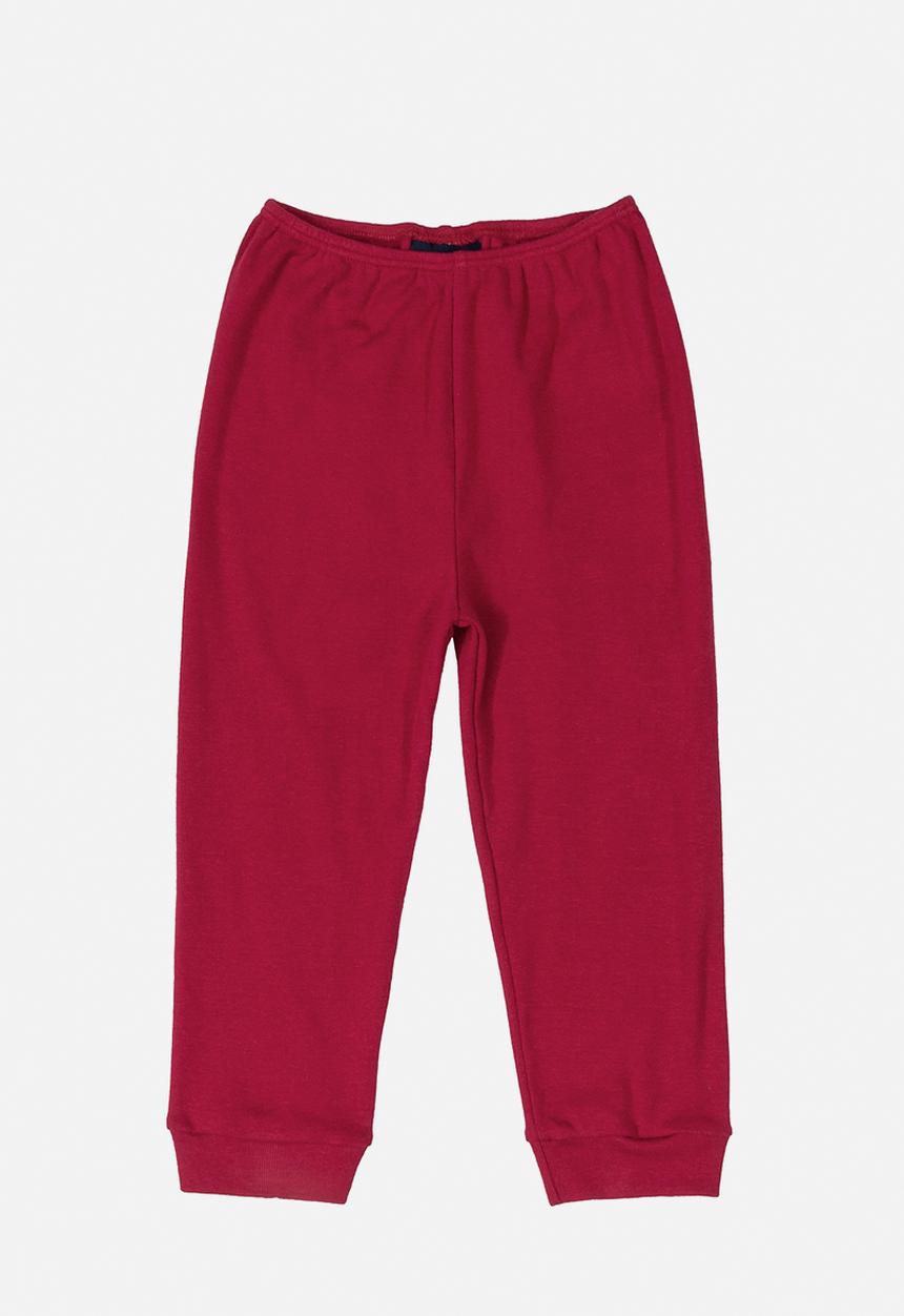 Quimby - Ribbed pants - dark red