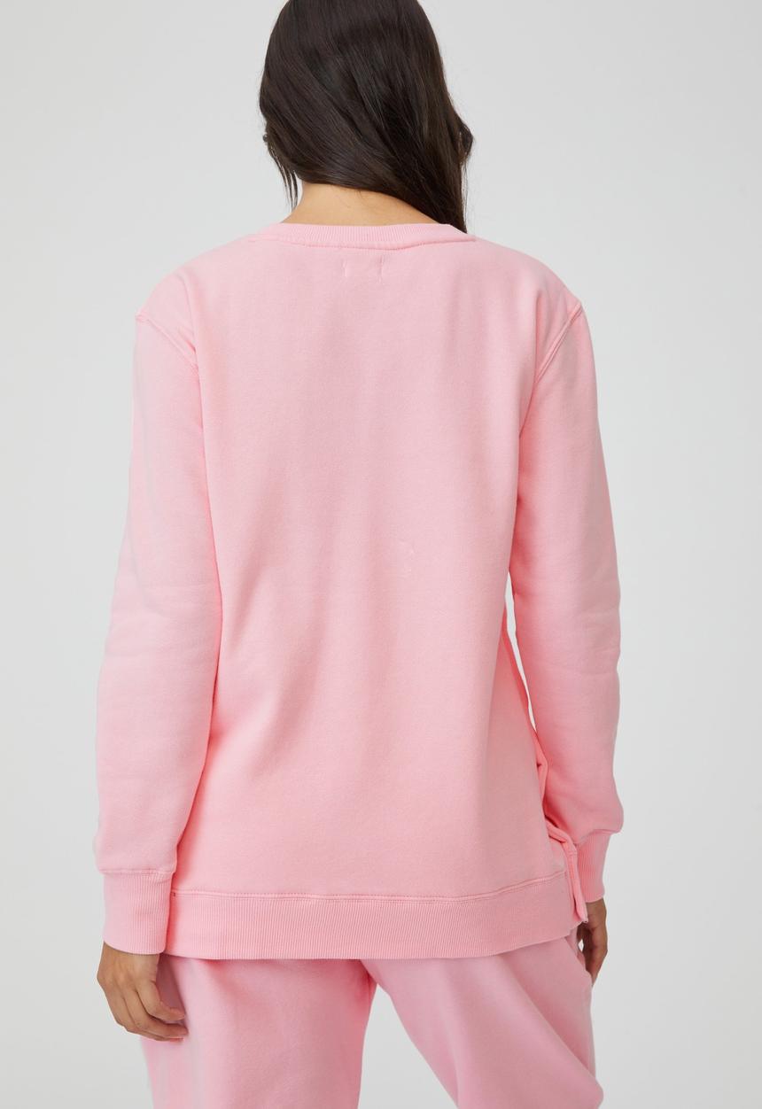 Cotton On - Maternity button side fleece - prism pink