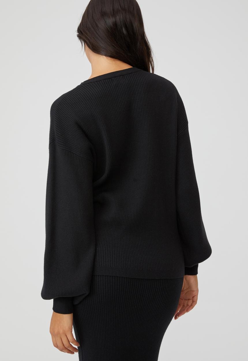 Cotton On - Maternity friendly ultimate pullover - black