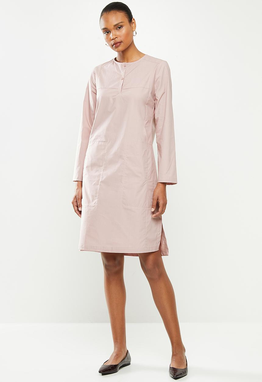 AMANDA LAIRD CHERRY - Storms dress - dusty blush brushed poplin