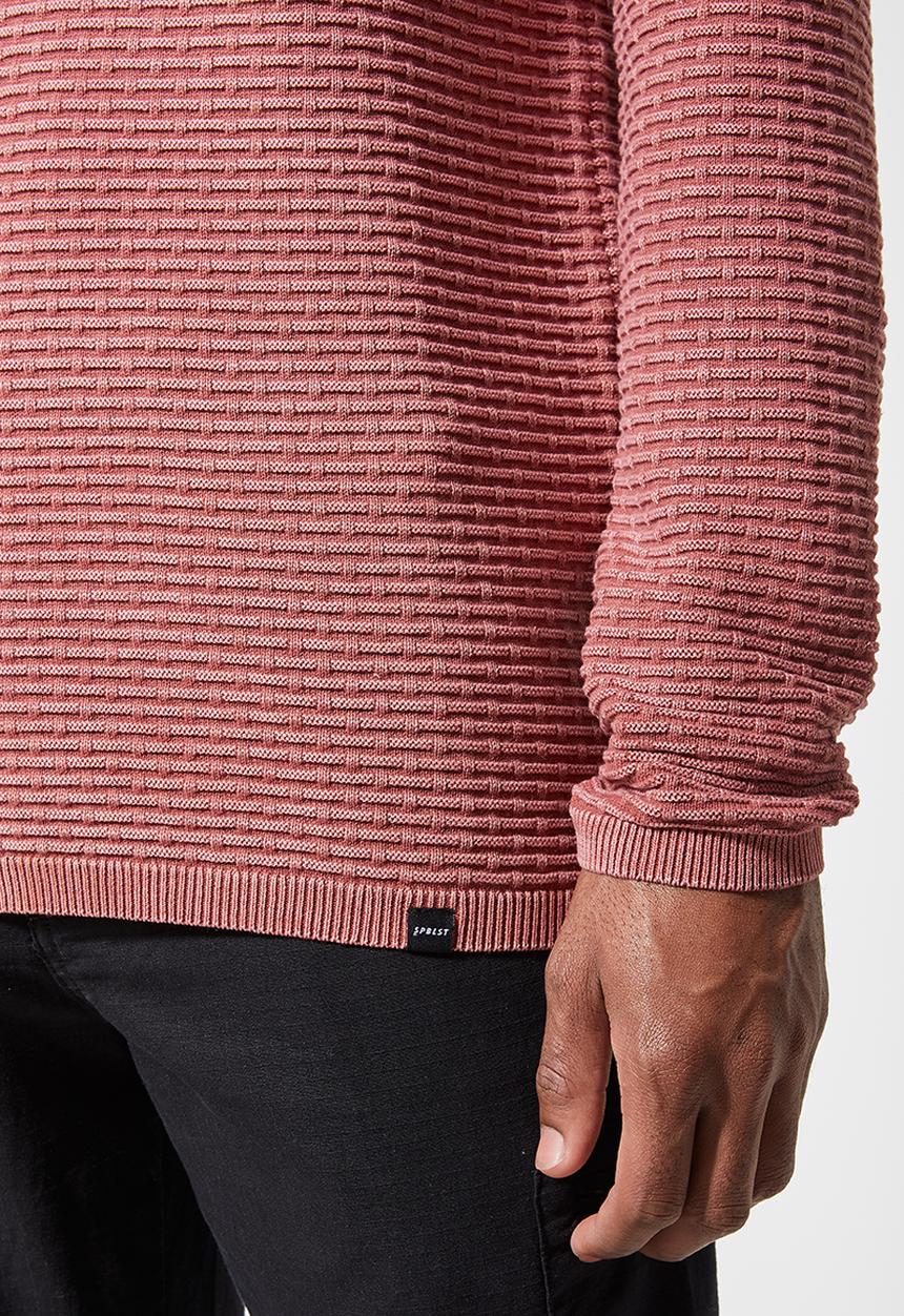 Superbalist - Enzyme wash crew neck - red
