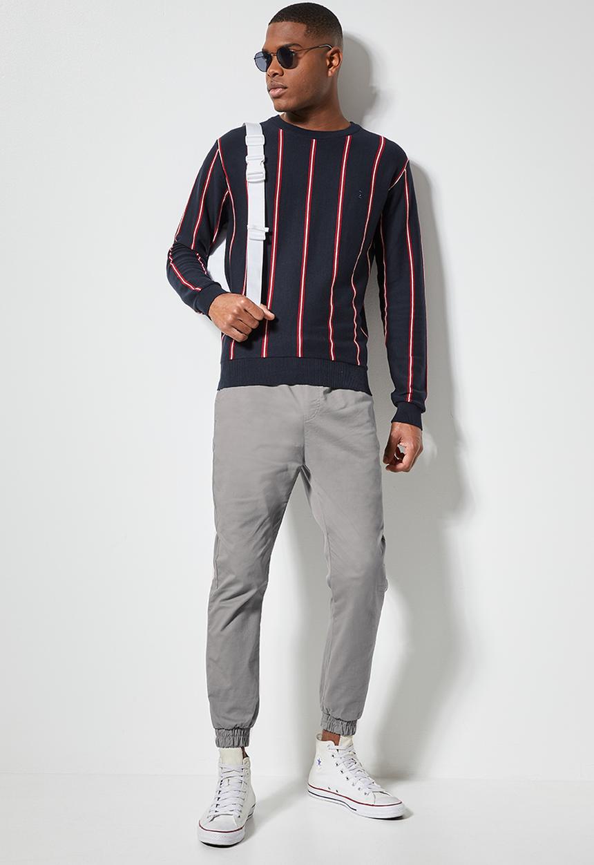 Superbalist - Vertical stripe crew knit - multi