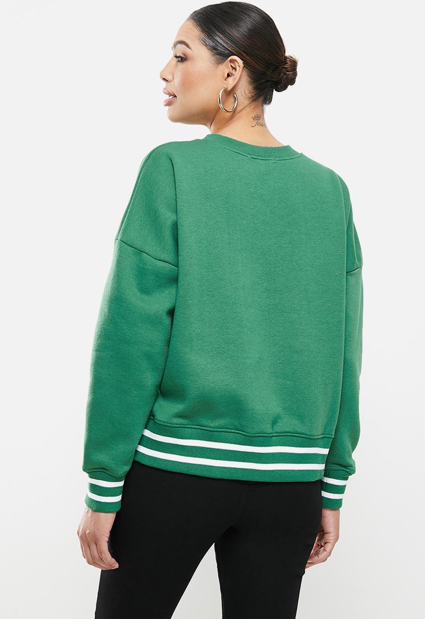 Missguided - Contrast rib sweater - green