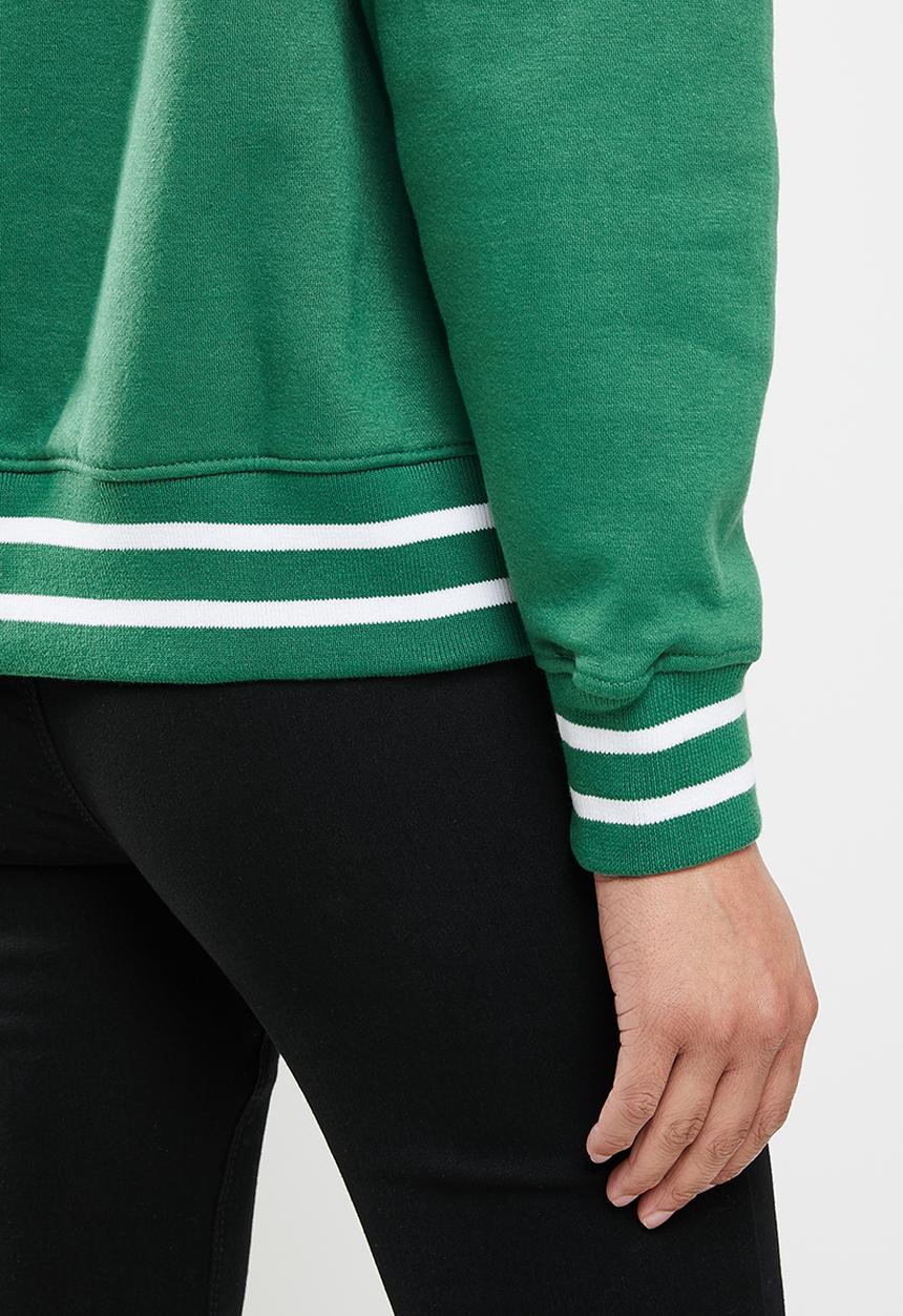 Missguided - Contrast rib sweater - green