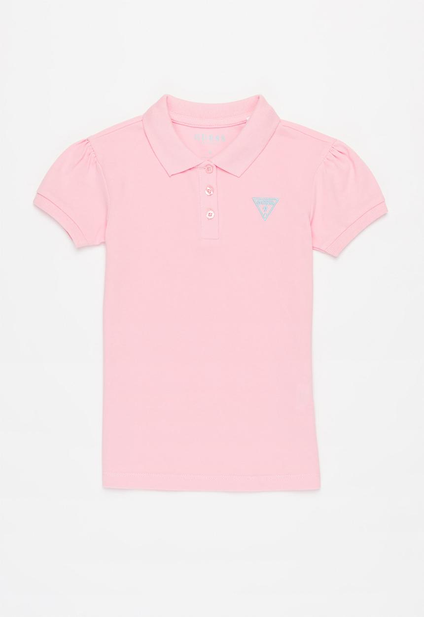 GUESS - Girls short sleeve classic polo - pink