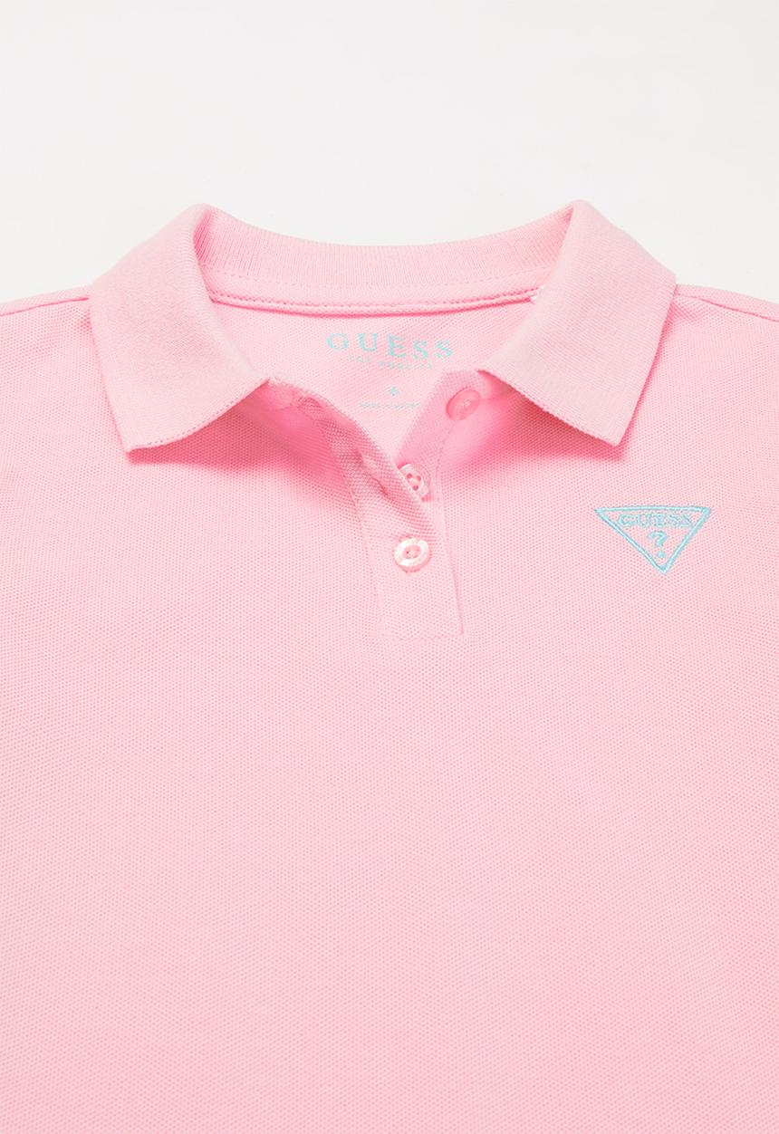 GUESS - Girls short sleeve classic polo - pink