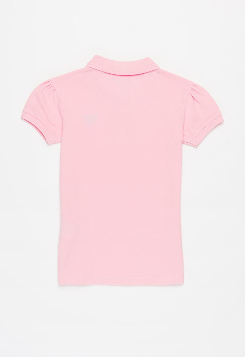 GUESS - Girls short sleeve classic polo - pink