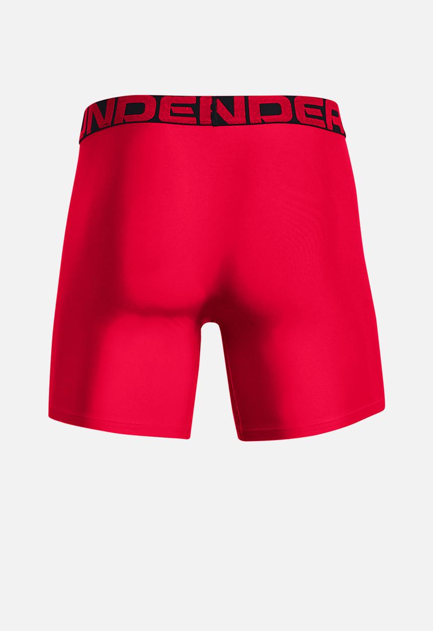 Under Armour - Ua tech 6in 2 pack - red & black