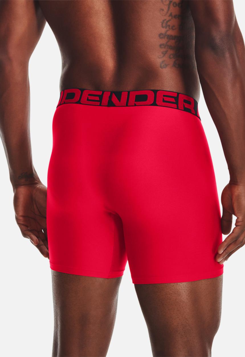 Under Armour - Ua tech 6in 2 pack - red & black