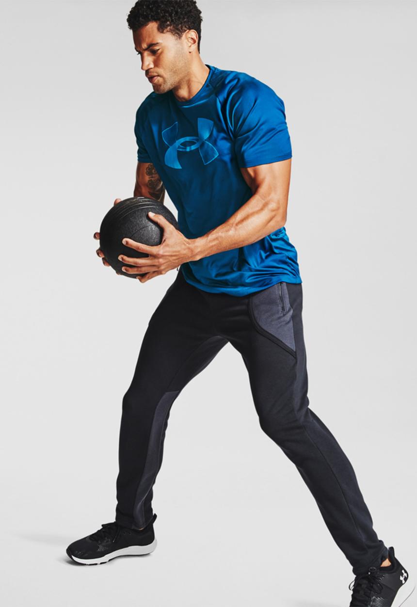 Under Armour - Ua big logo tech short sleeve tee - blue