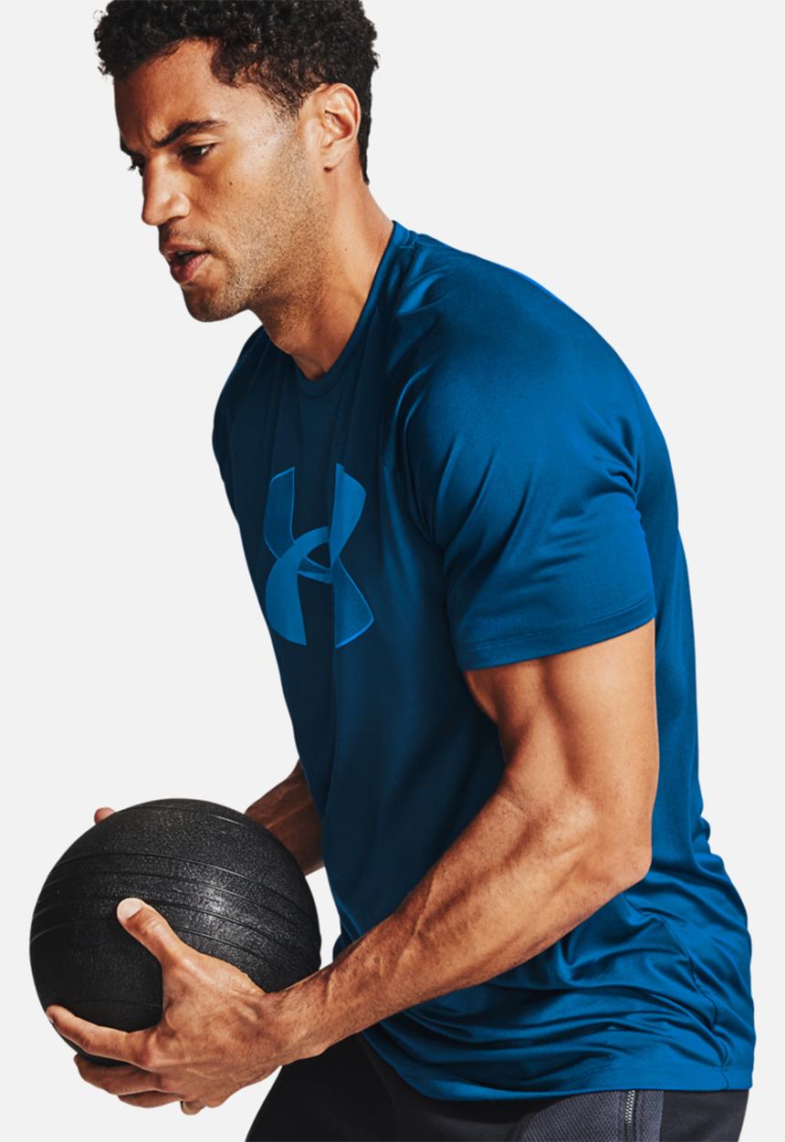 Under Armour - Ua big logo tech short sleeve tee - blue