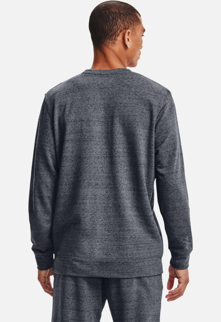 Under Armour - Ua rival terry crew - pitch grey full heather / onyx white