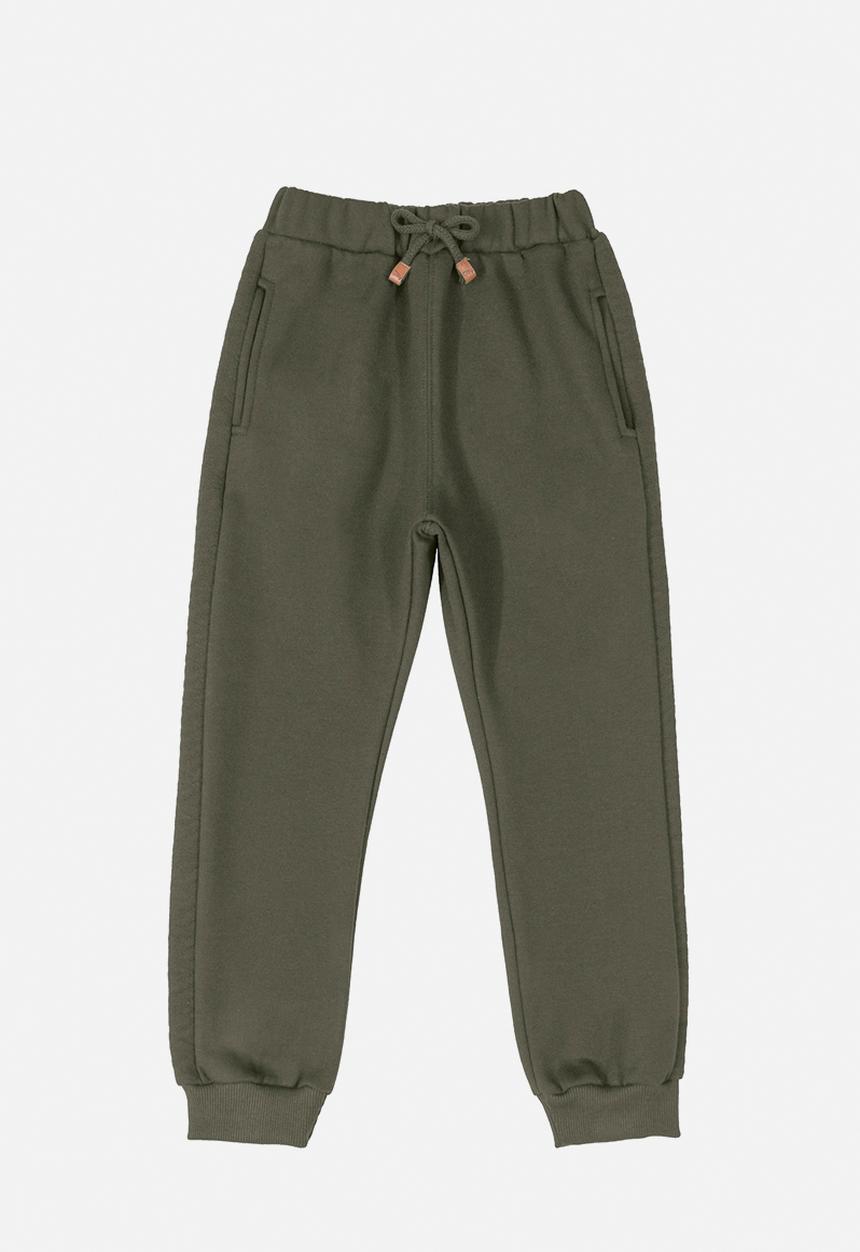 Quimby - Sweatpants with quilted details - green