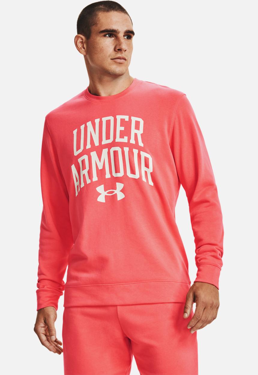 Under Armour - Ua rival terry crew - venom red / onyx white