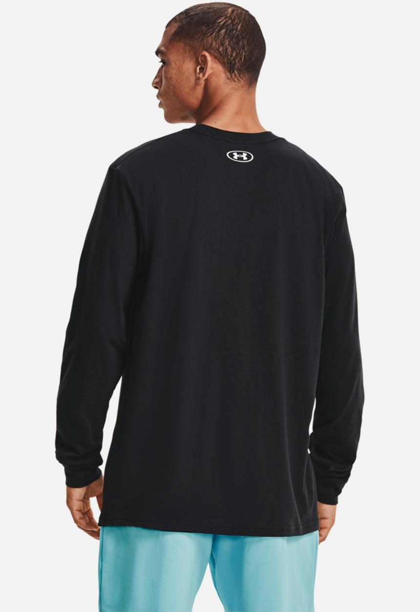 Under Armour - Ua sportstyle logo long sleeve - black  & white