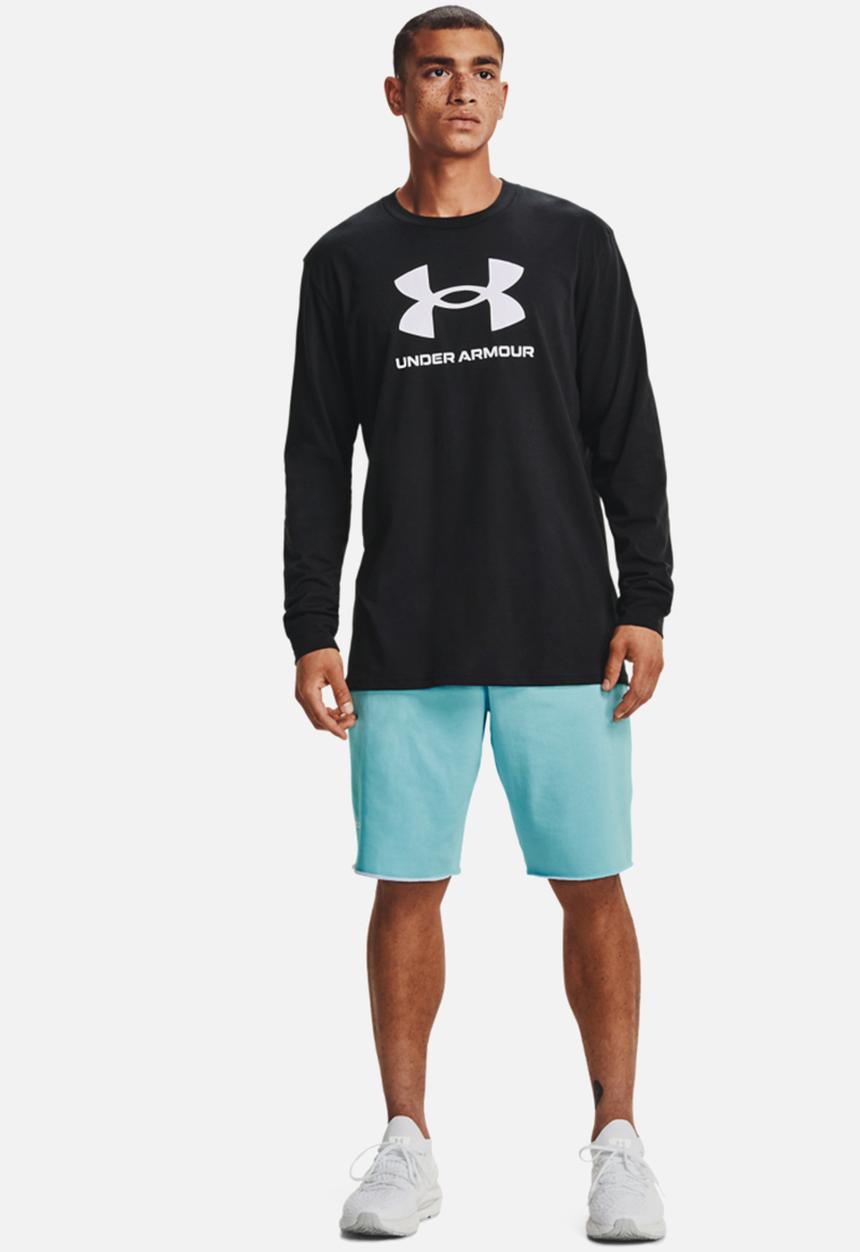 Under Armour - Ua sportstyle logo long sleeve - black  & white
