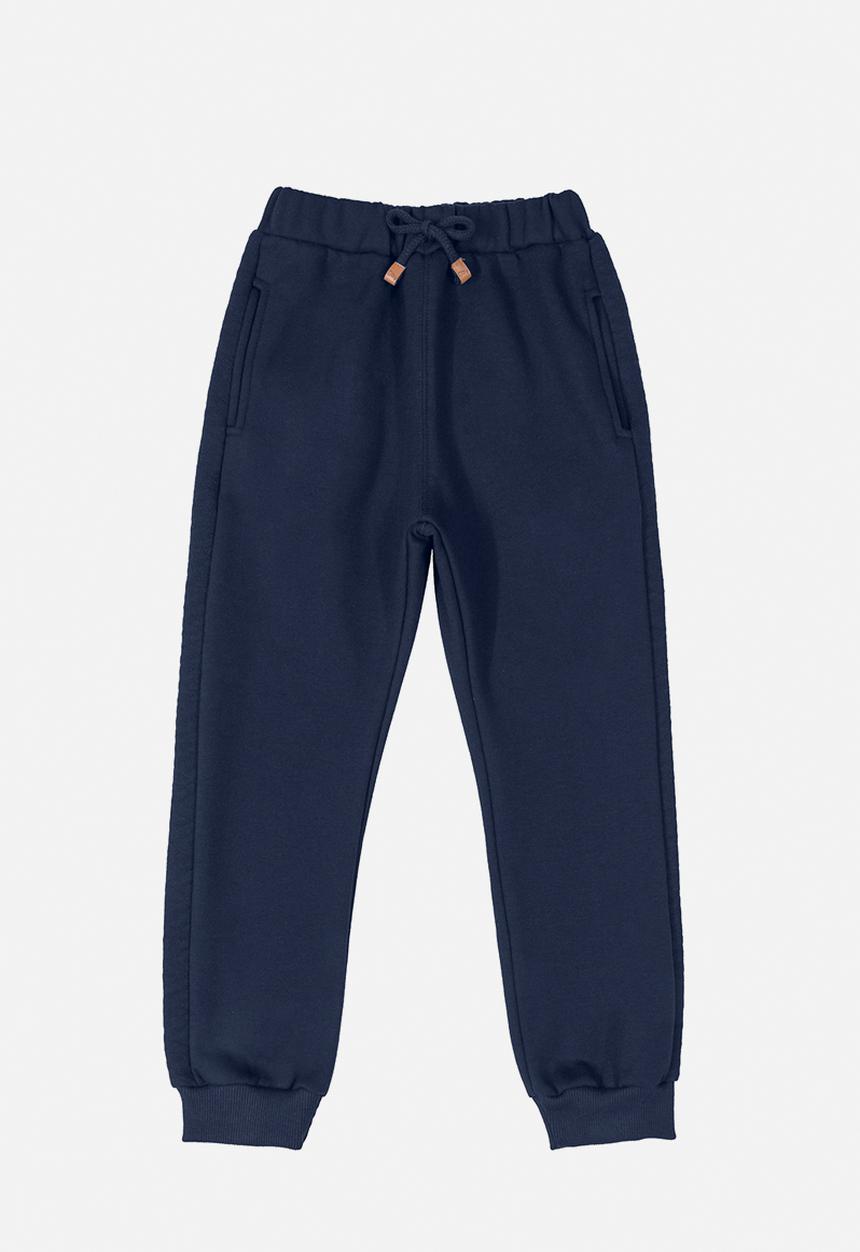 Quimby - Sweatpants with quilted details - navy