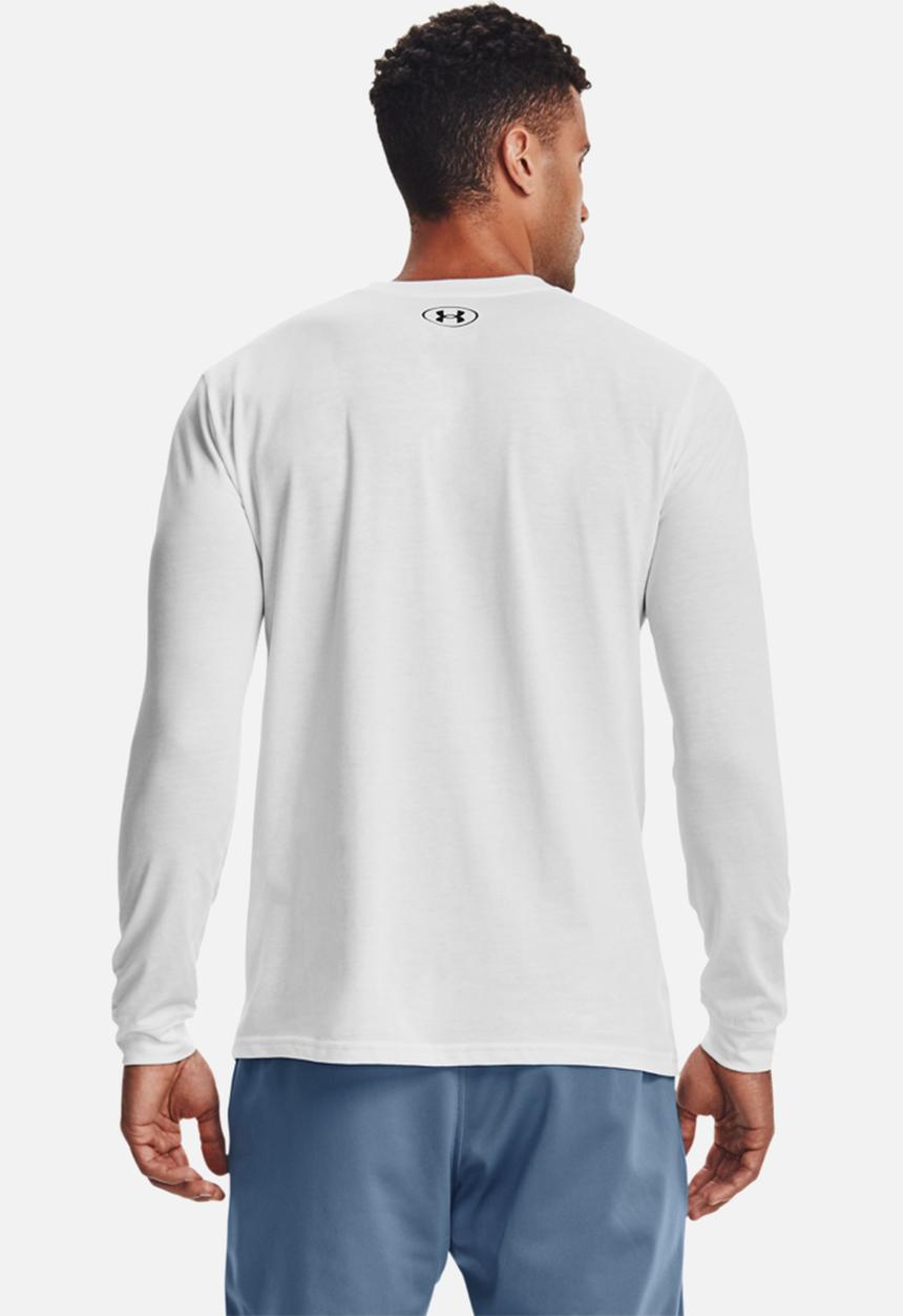 Under Armour - Ua sportstyle logo long sleeve - white & black