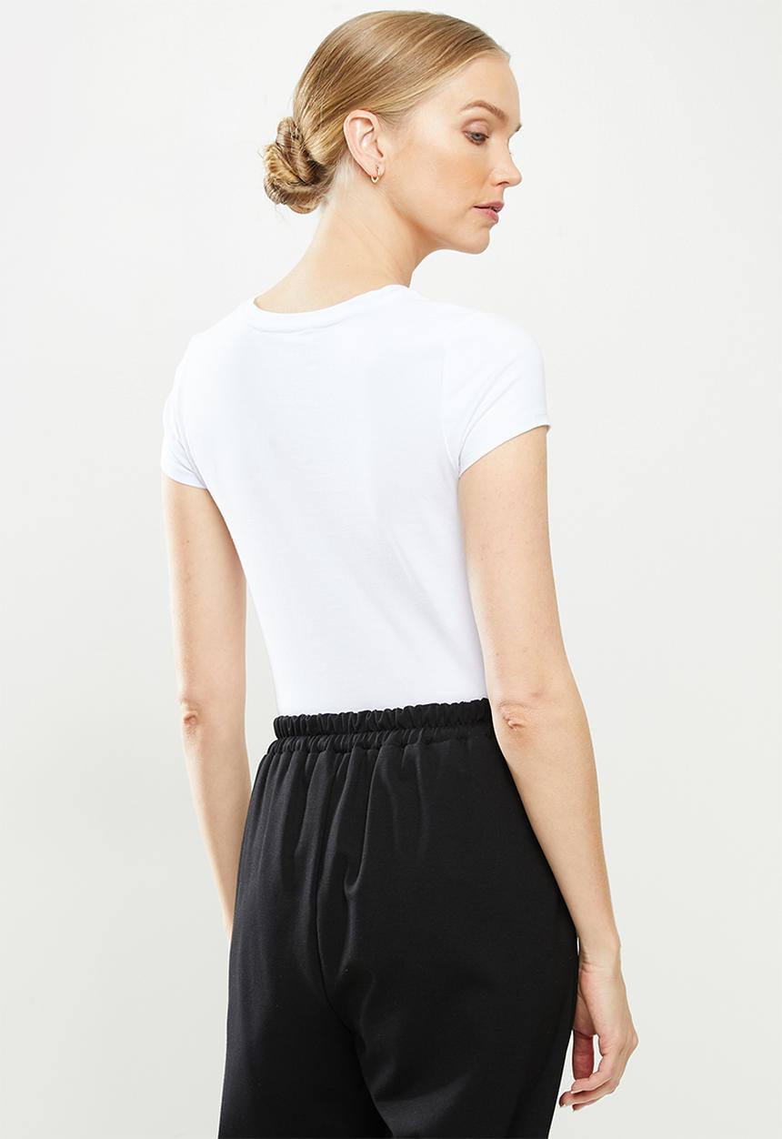 GUESS - Short sleeve core tri tee - white