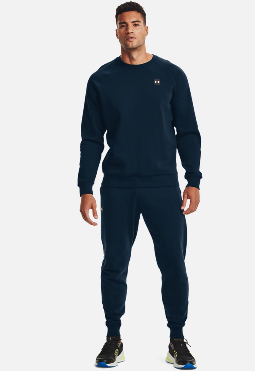 Under Armour - Ua rival fleece joggers - academy / onyx white