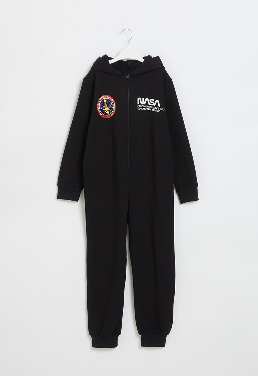 Rebel Republic - Boys printed graphic onesie - black
