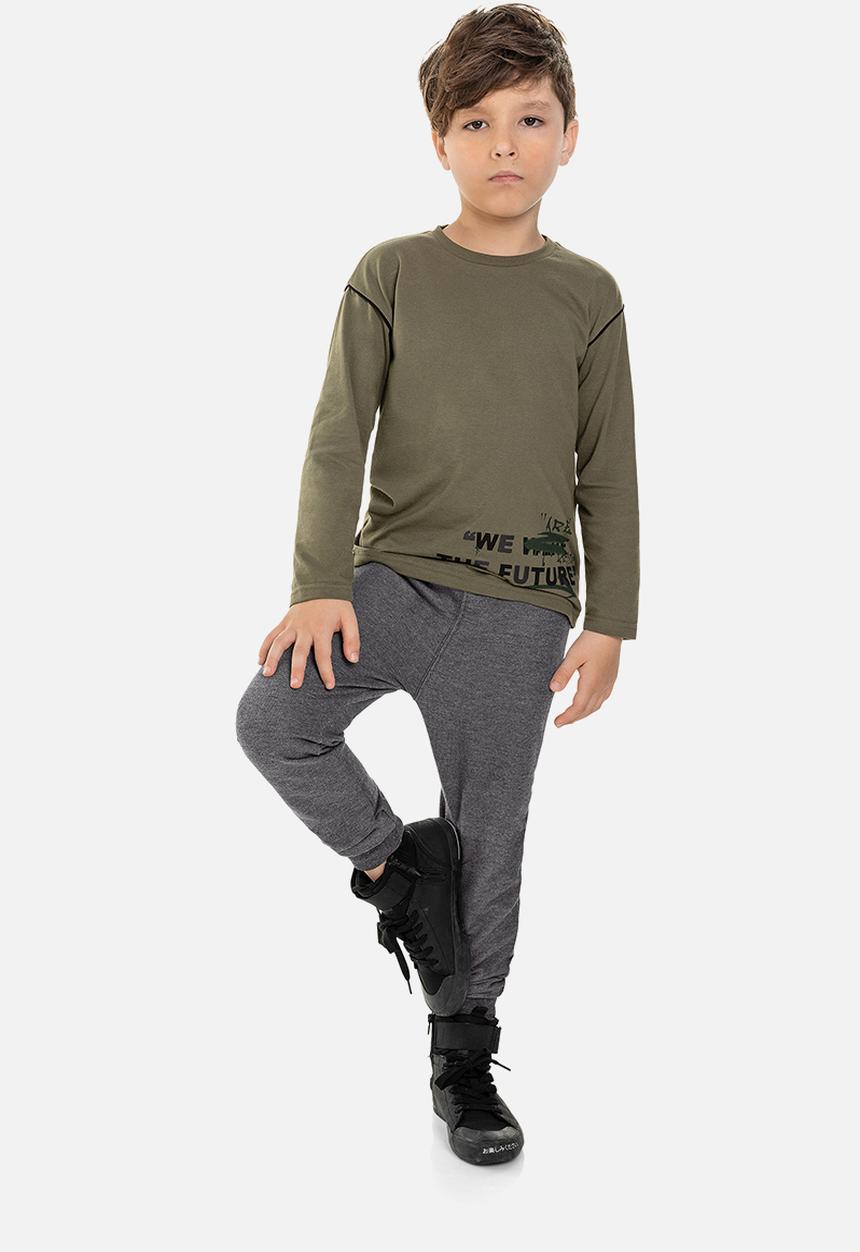 Quimby - Boys sweatpants - dark grey