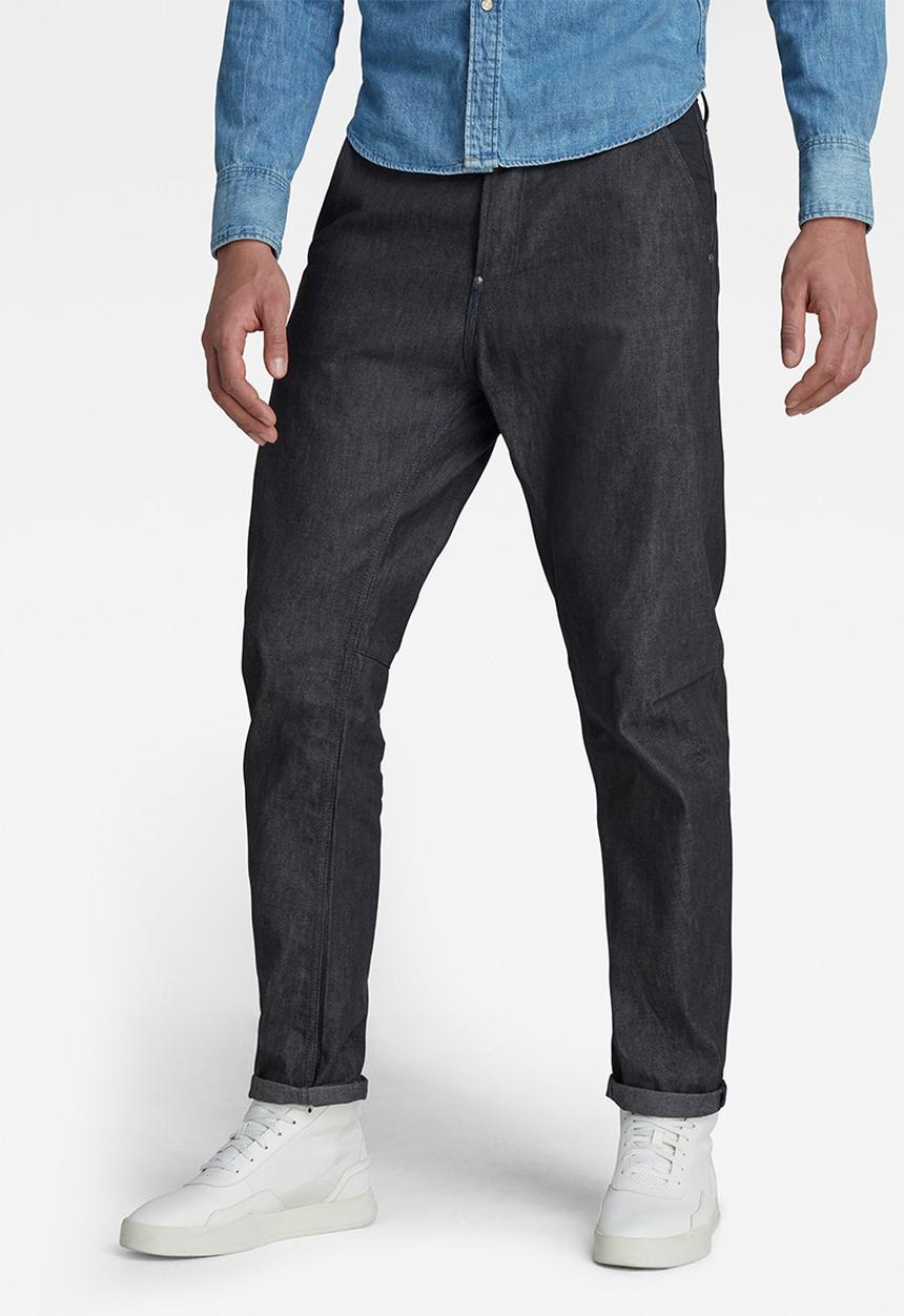 G-STAR - Grip 3D relaxed tapered jeans - black