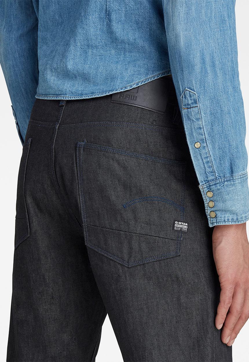 G-STAR - Grip 3D relaxed tapered jeans - black