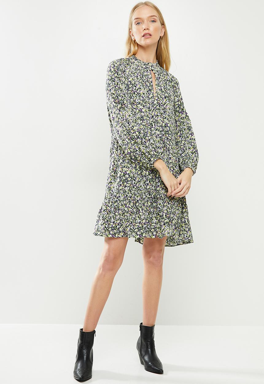 MANGO - Dress grass - green