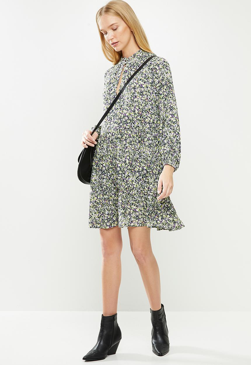MANGO - Dress grass - green