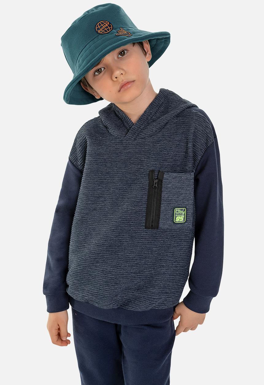 Quimby - Boys bucket hat - teal
