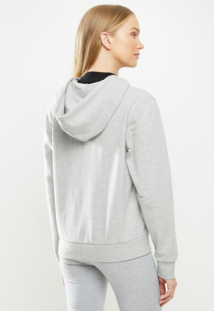 GUESS - Long sleeve bling fashion active hoodie - grey
