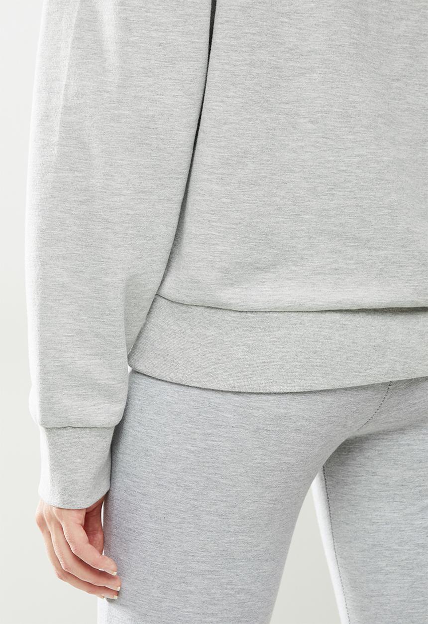 GUESS - Long sleeve bling fashion active hoodie - grey