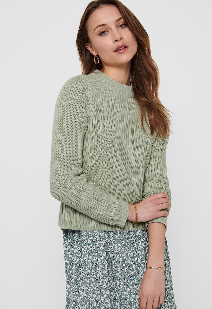 ONLY - Leela life  long sleeve pullover knit - sage